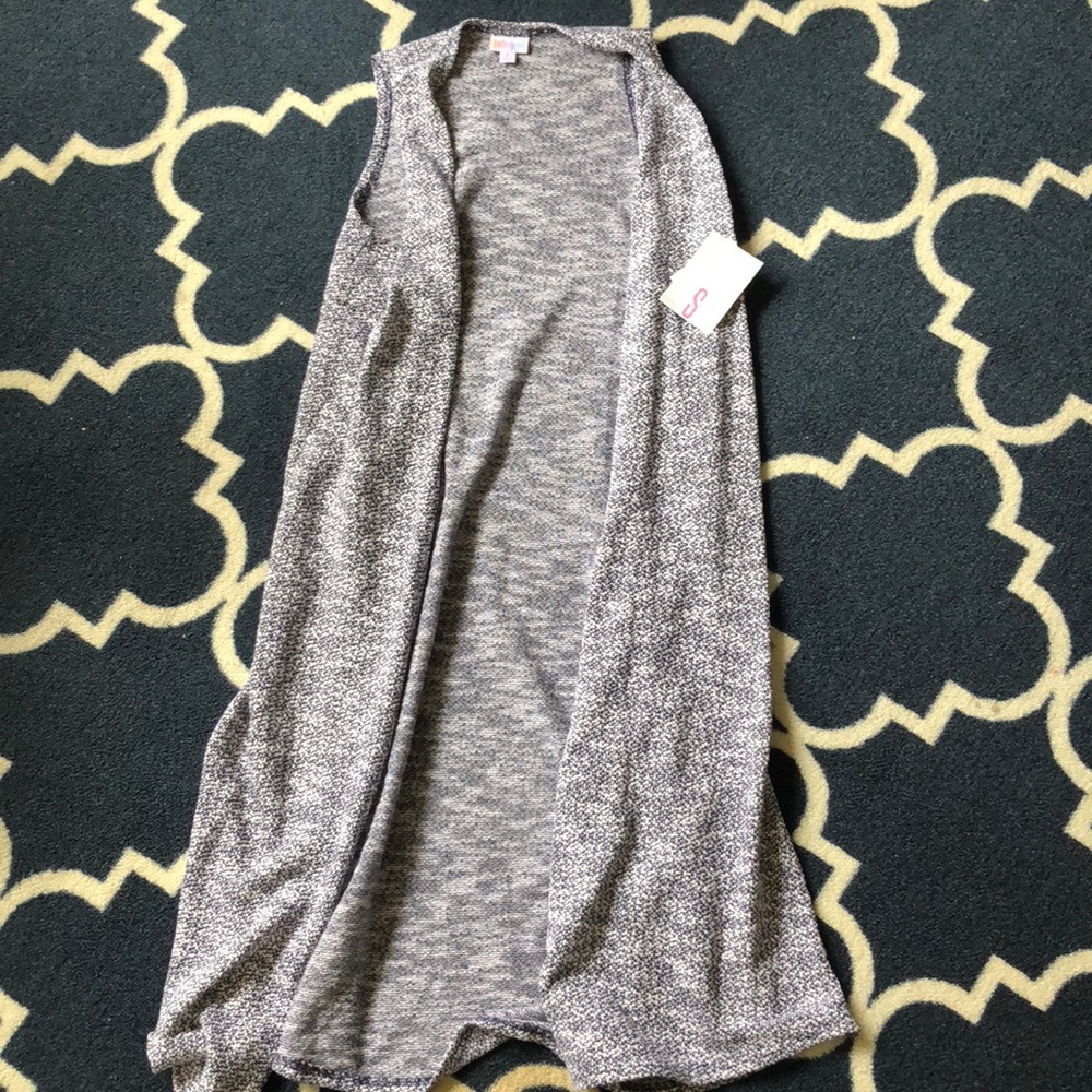 Lularoe Joy sleeveless vest cardigan